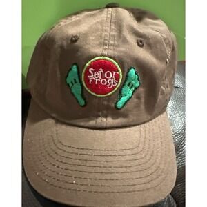 SENOR FROG BUCKLEBACK HAT CAP PUERTO VALLARTA CARLOS N CHARLIE'S CLOTHESLINE